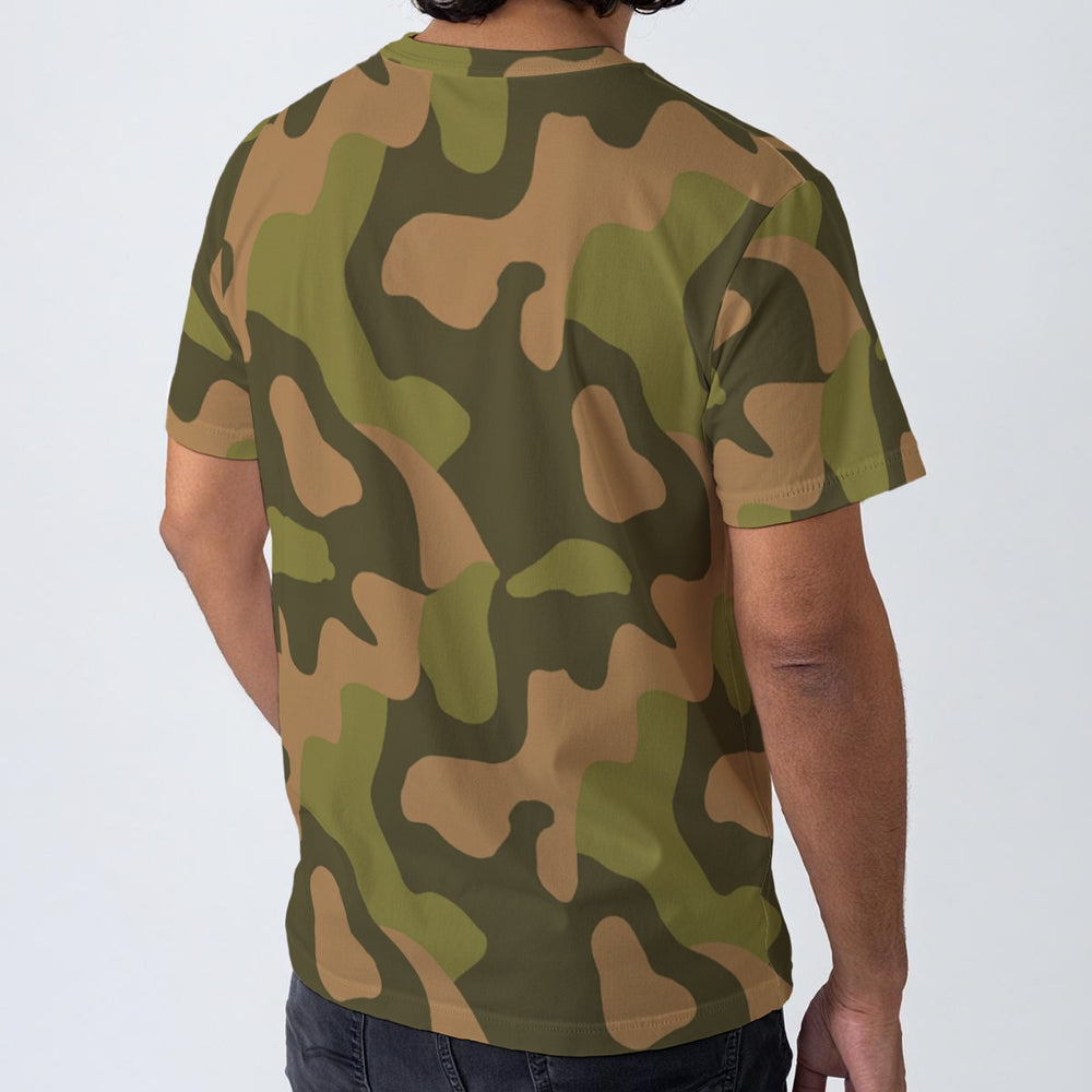 Norwegian M98 Woodland Camo Men's O-Neck T-Shirt | 190GSM Cotton
