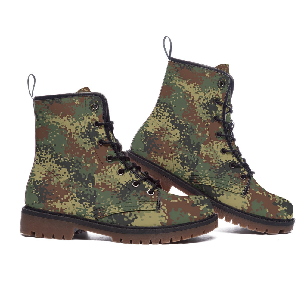 Serbian M-MDU-10 Camo Men's Martin Short Boots