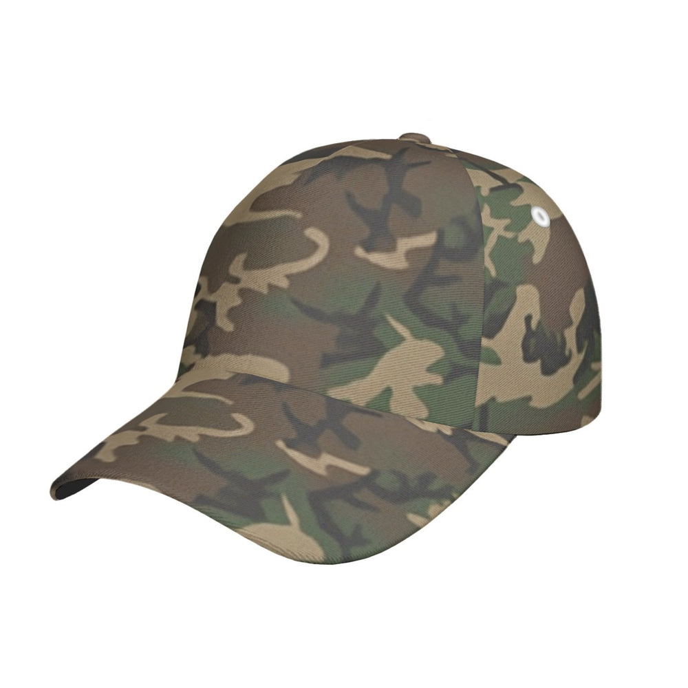 US M81 Woodland All-Over Print Peaked Cap With Box