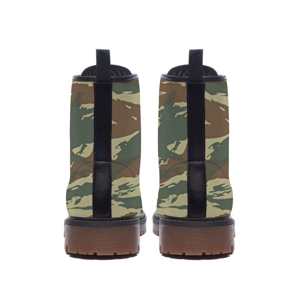 Greek Lizard Camo Men's Martin Short Boots