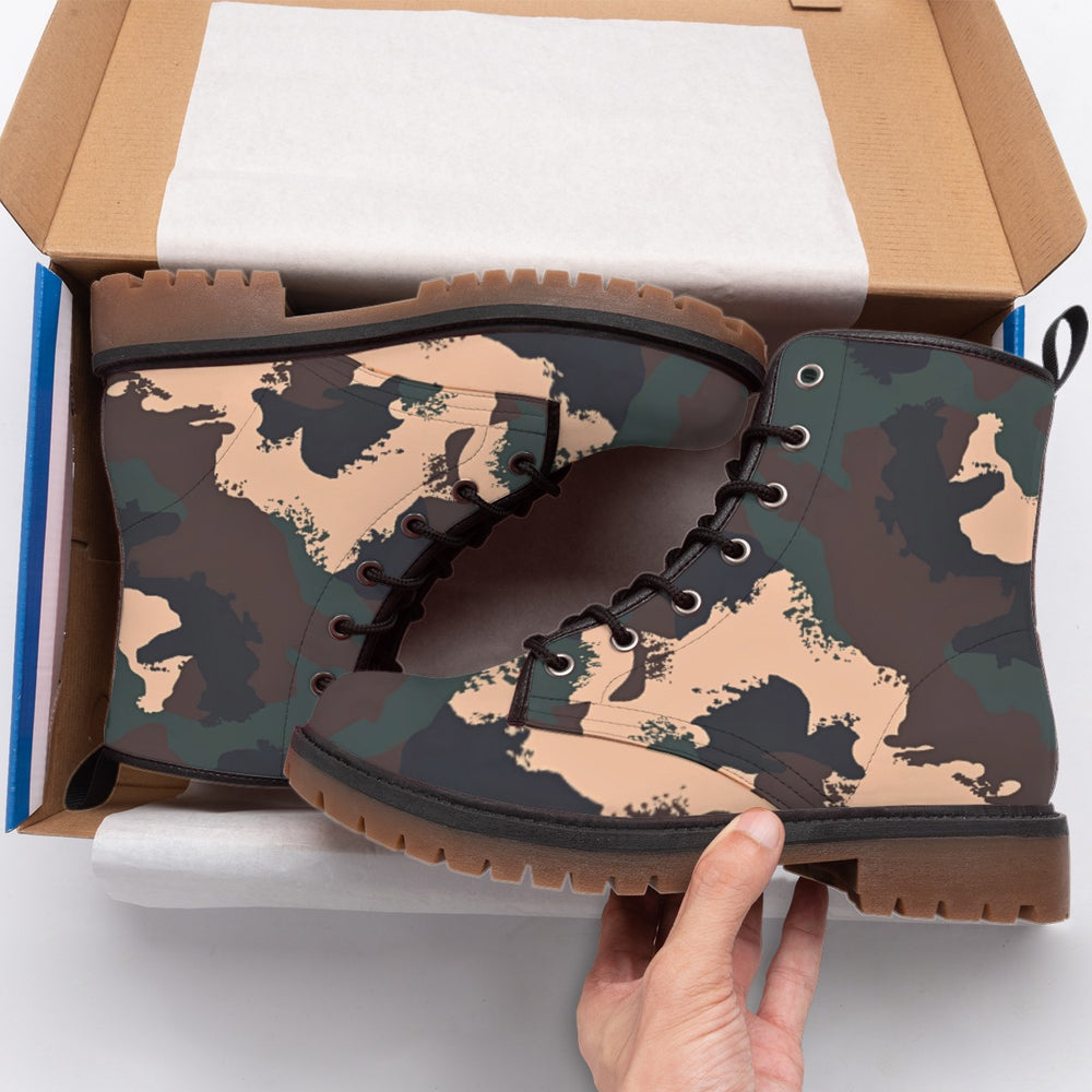 Hungarian M1990 Camo Men's Martin Short Boots