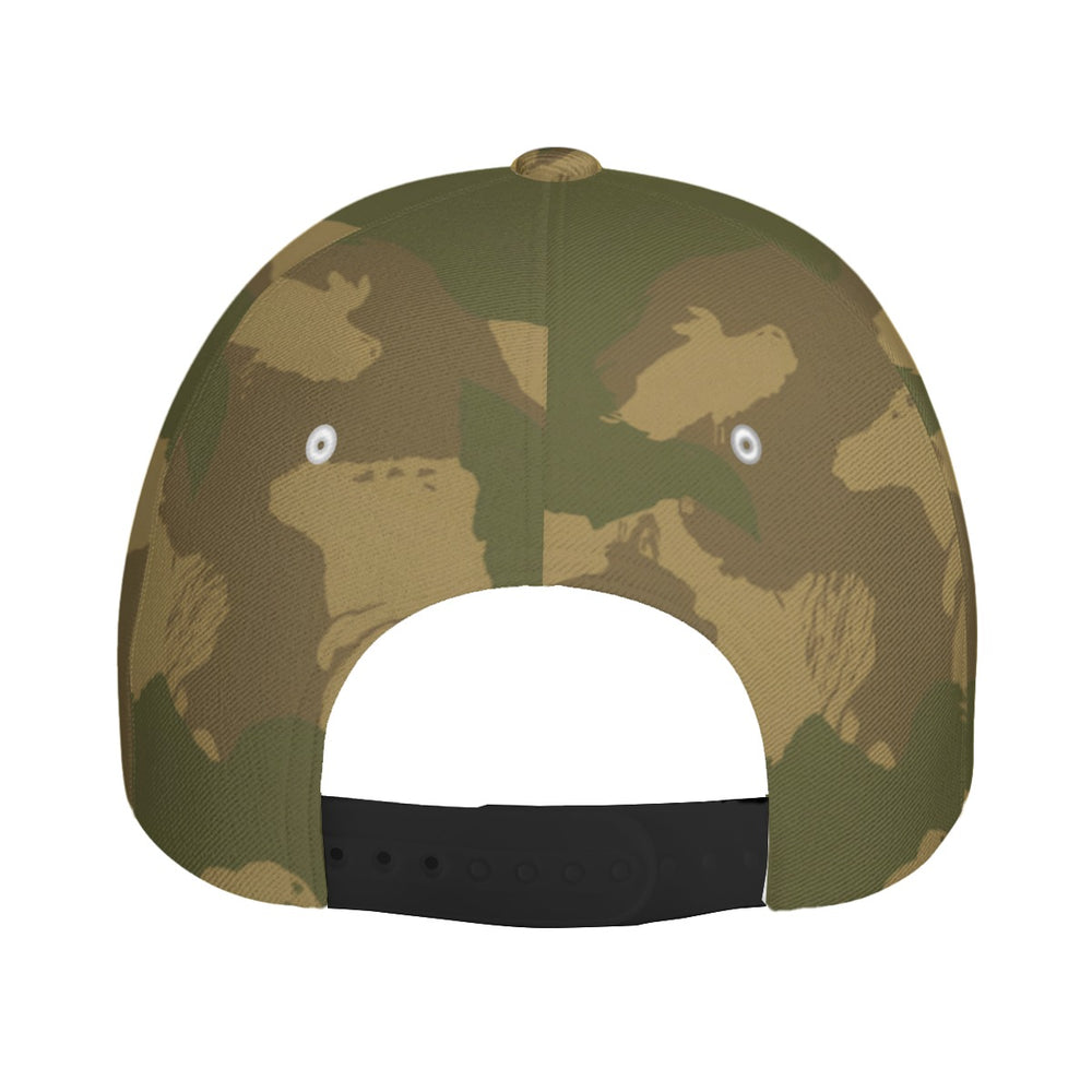 British Denison Airborne Camo All-Over Print Peaked Cap With Box
