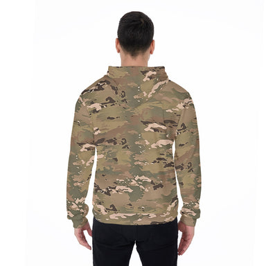 Scorpion W2 All-Over Print Men's Thicken Pullover Hoodie - Equippage.com
