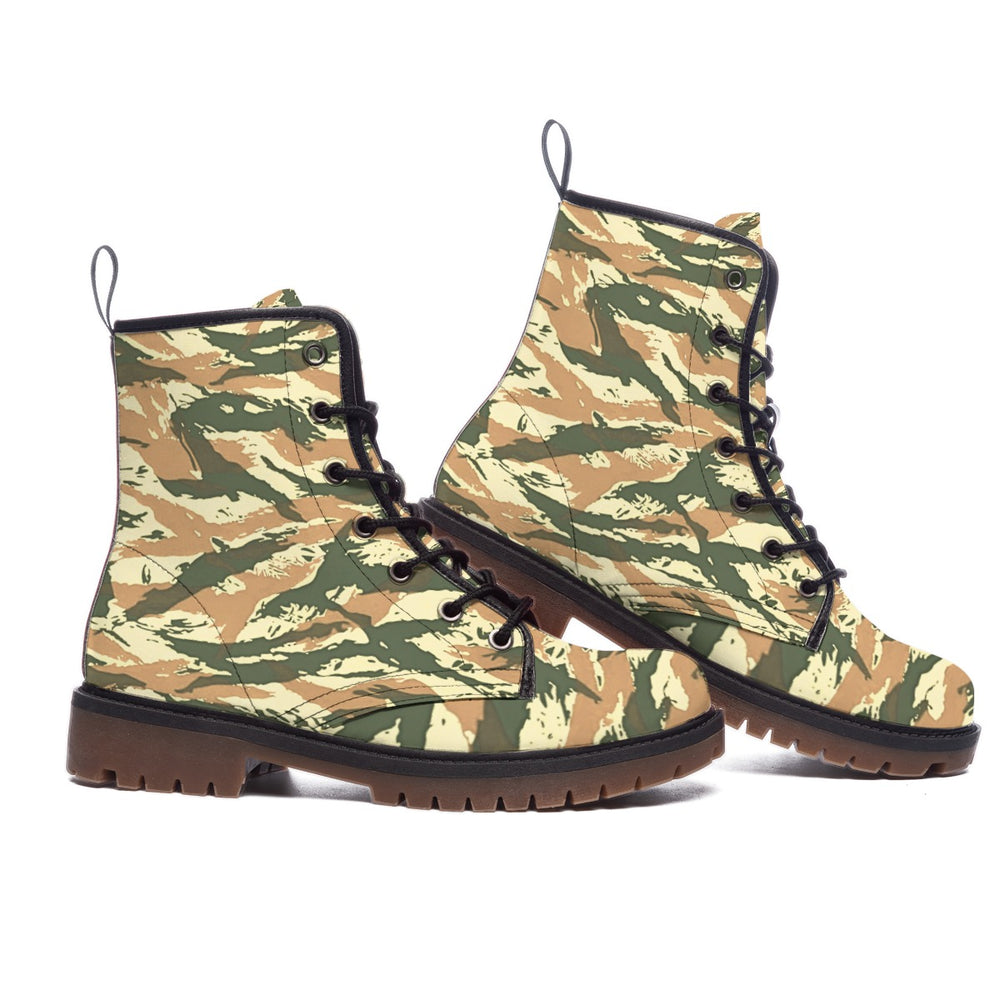 Greek M24 Lizard Camo Men's Martin Short Boots
