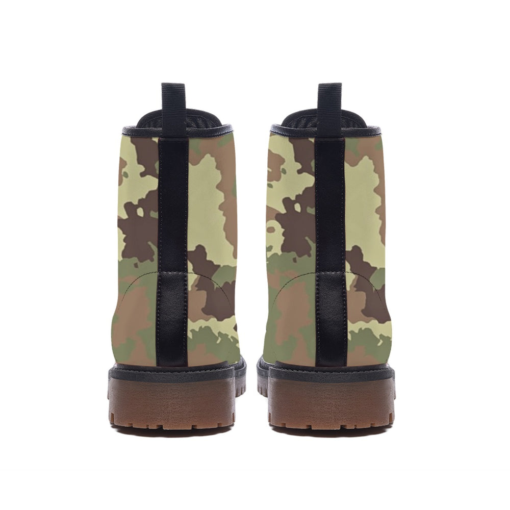 Italian Vegetato Camo Men's Martin Short Boots