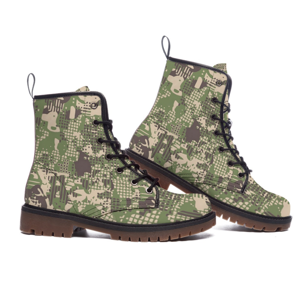 Ukrainian Predator Camo Men's Martin Short Boots