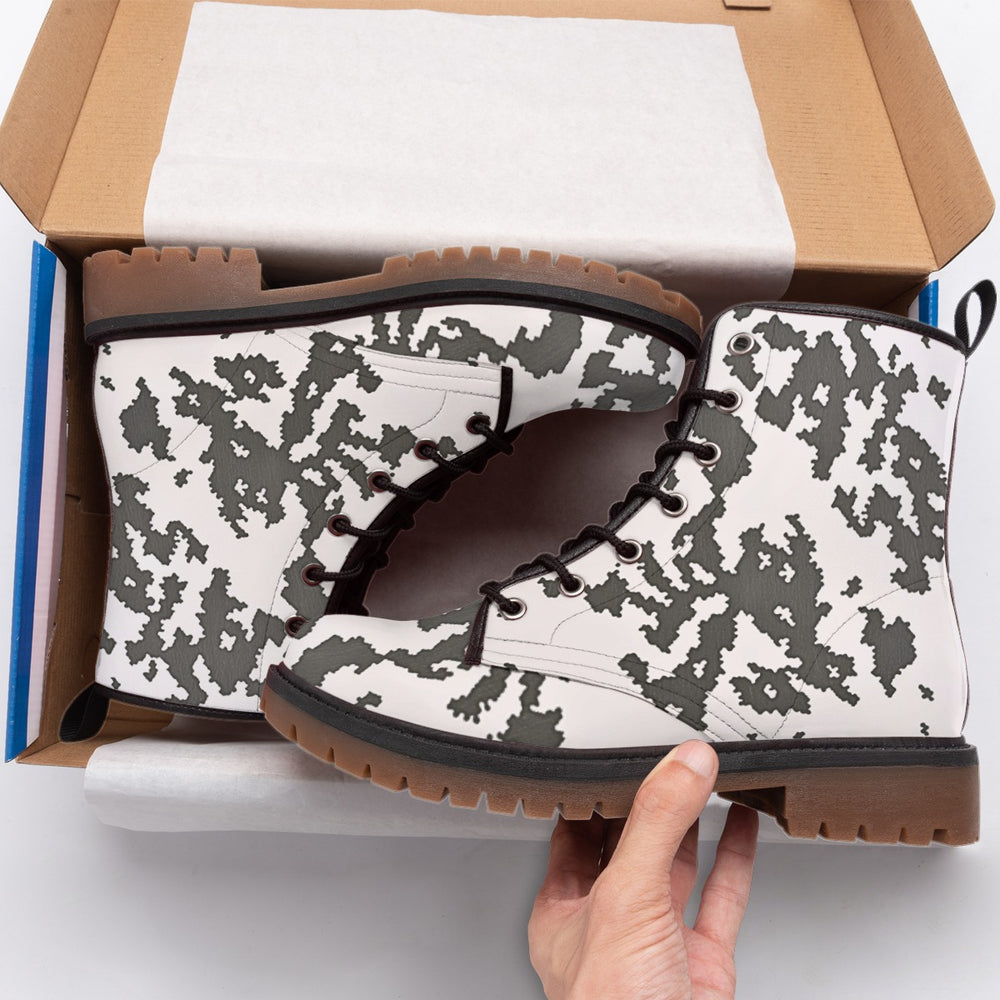Finnish M05 Snow/Lumikuvio Camo Men's Martin Short Boots