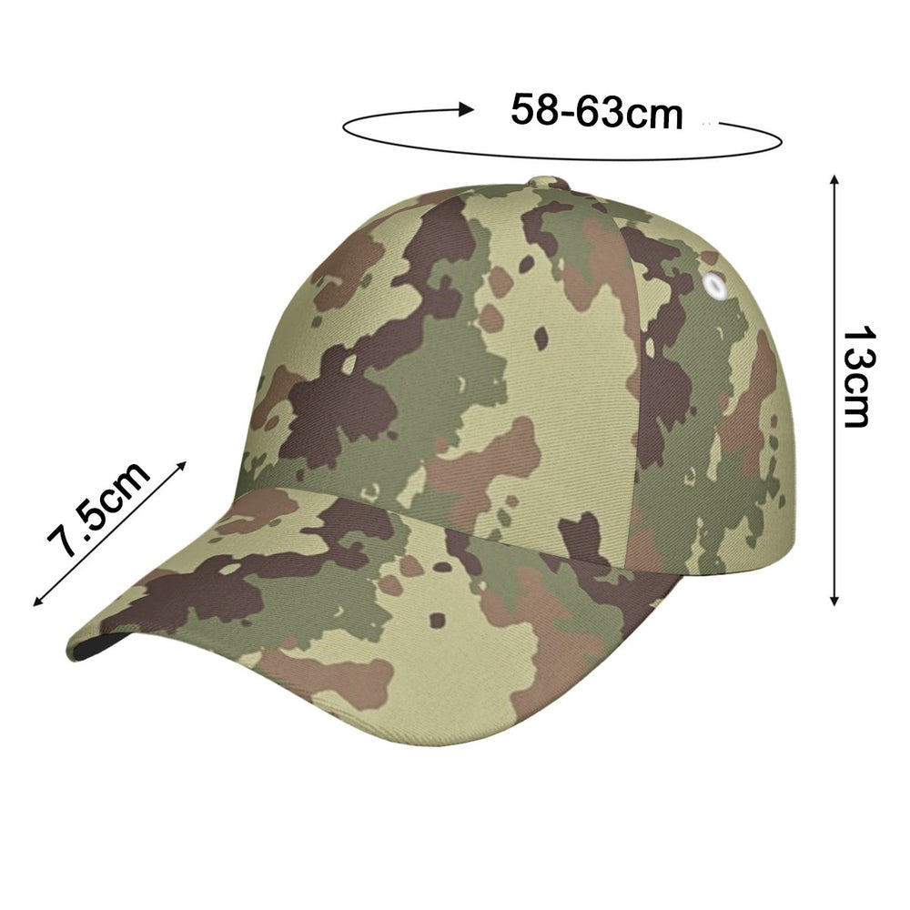 Italian Vegetato Camo Peaked Cap With Box