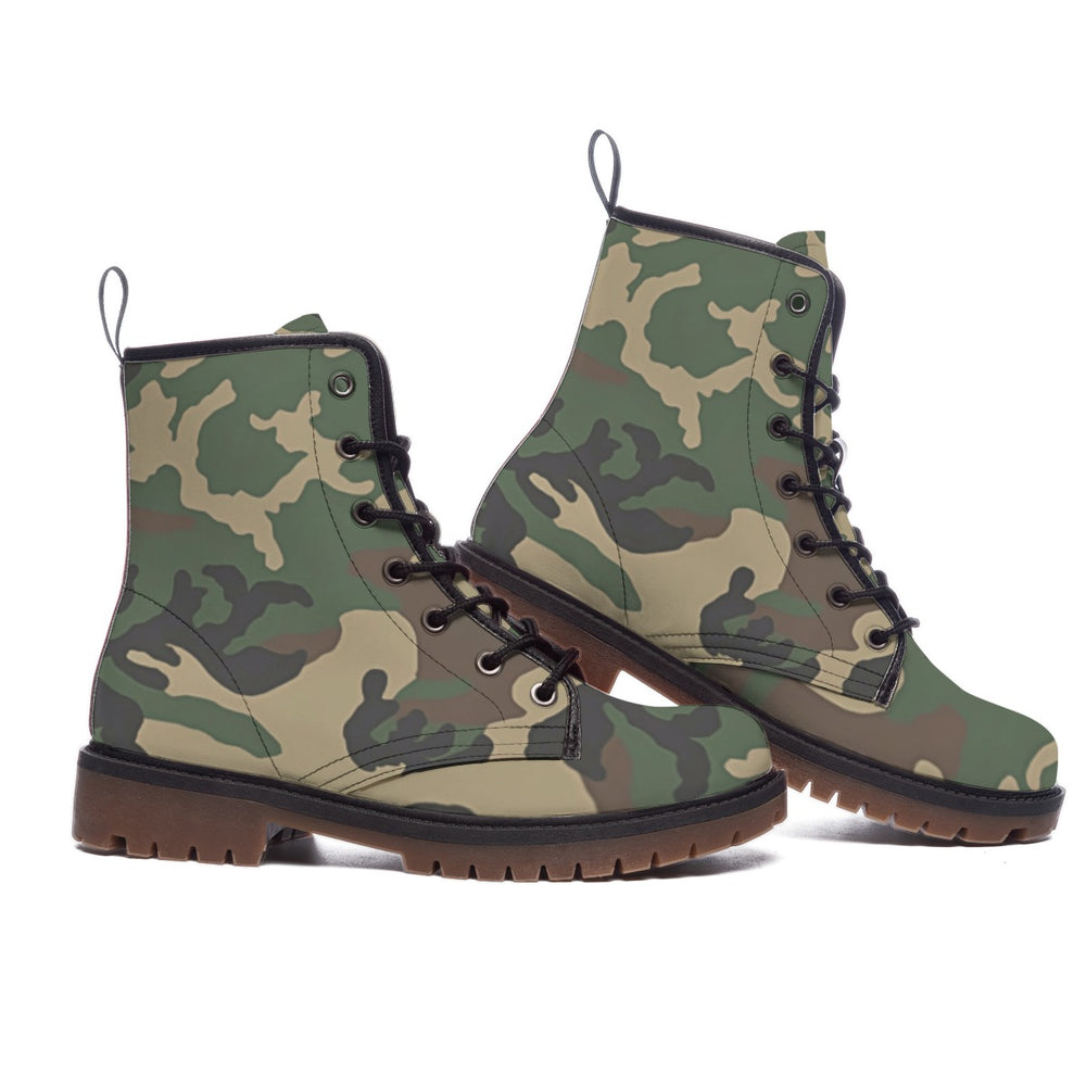 US M81 Woodland Camo Men's Martin Short Boots