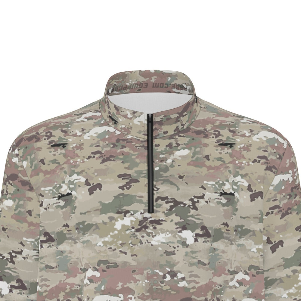 All-Over Print Men's Half Zip Pullover