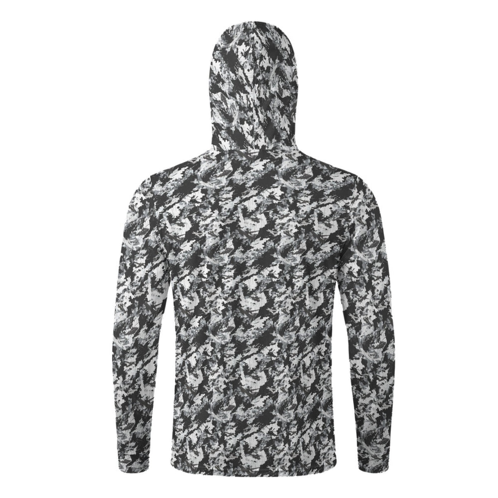 PRESS Camo Sun Protection Hoodie with Face Cover and Thumb Holes - Equippage.com
