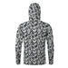 PRESS Camo Sun Protection Hoodie with Face Cover and Thumb Holes - Equippage.com
