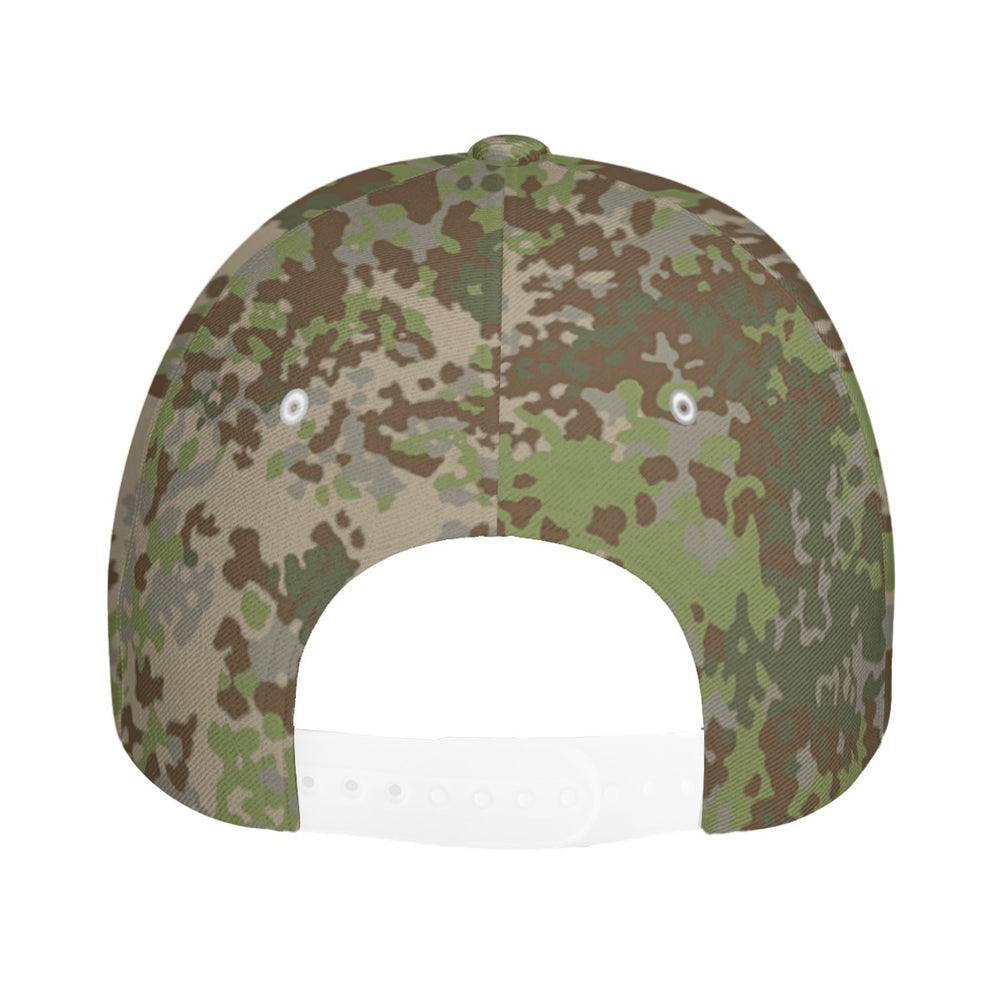 German Multitarn Camo Peaked Cap With Box