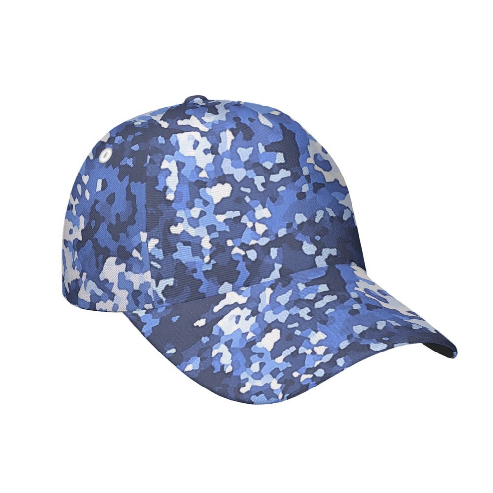 Dutch NFP Blue Camo All-Over Print Peaked Cap With Box