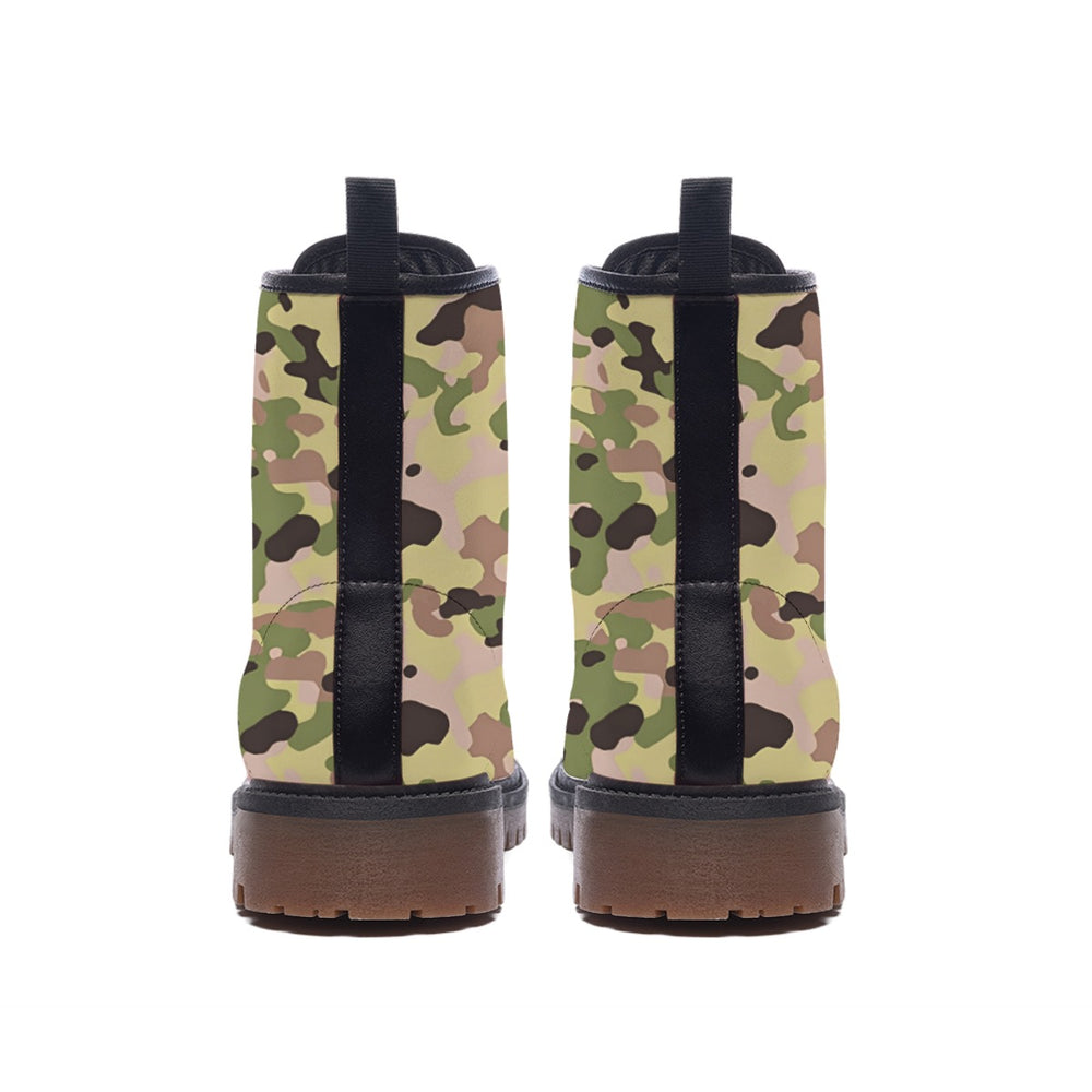 Portuguese M18 Padrão Multi-Terreno Camo Men's Martin Short Boots
