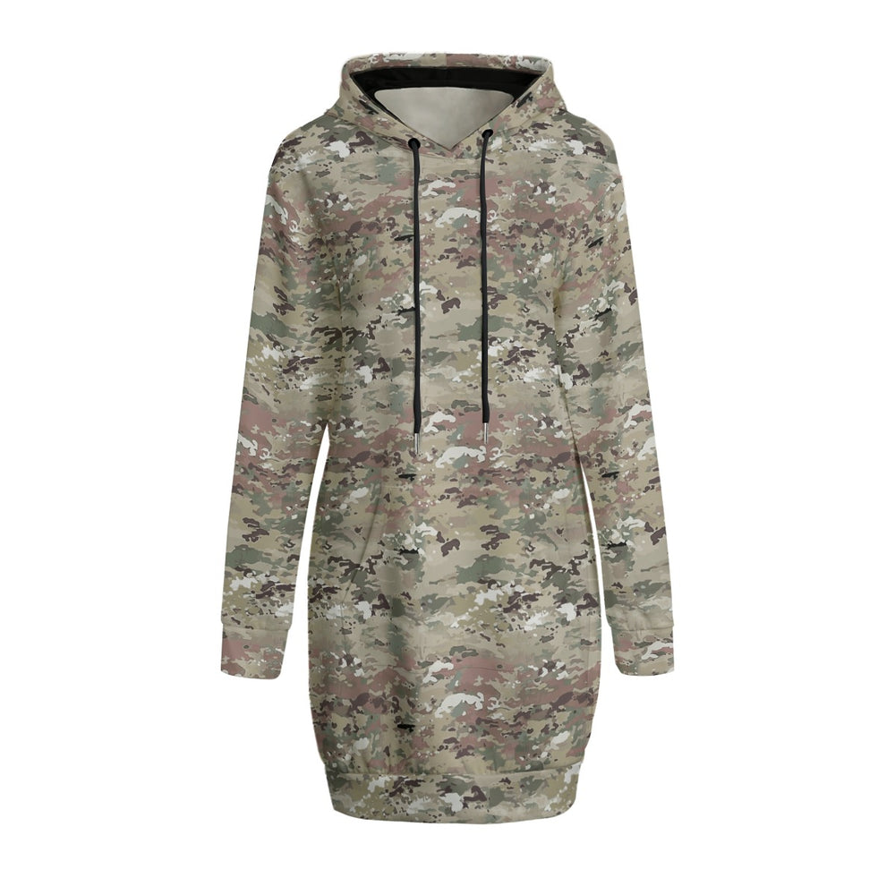 All-Over Print Women's Long Hoodie | Interlock