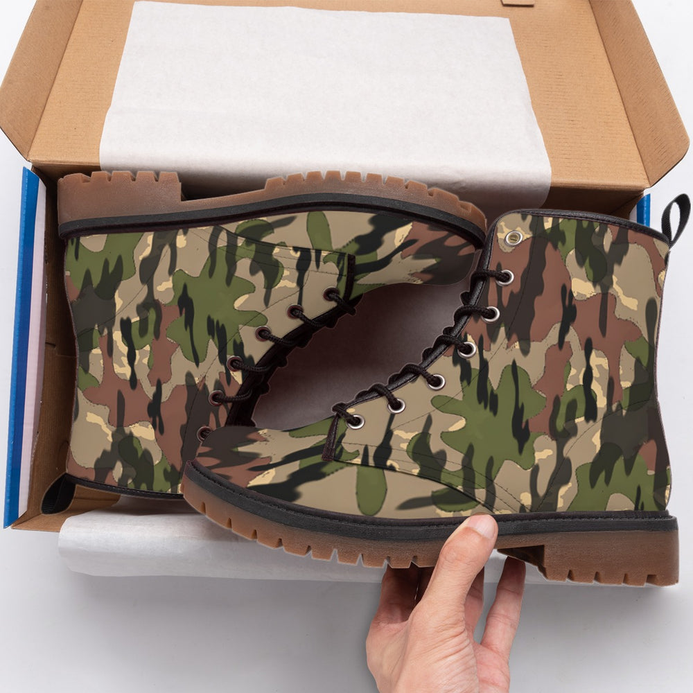 Spanish M59 Rocoso Camo Men's Martin Short Boots