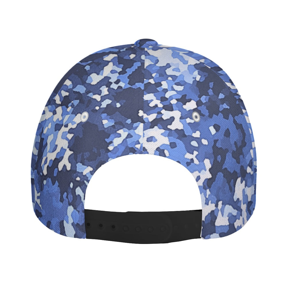 Dutch NFP Blue Camo All-Over Print Peaked Cap With Box