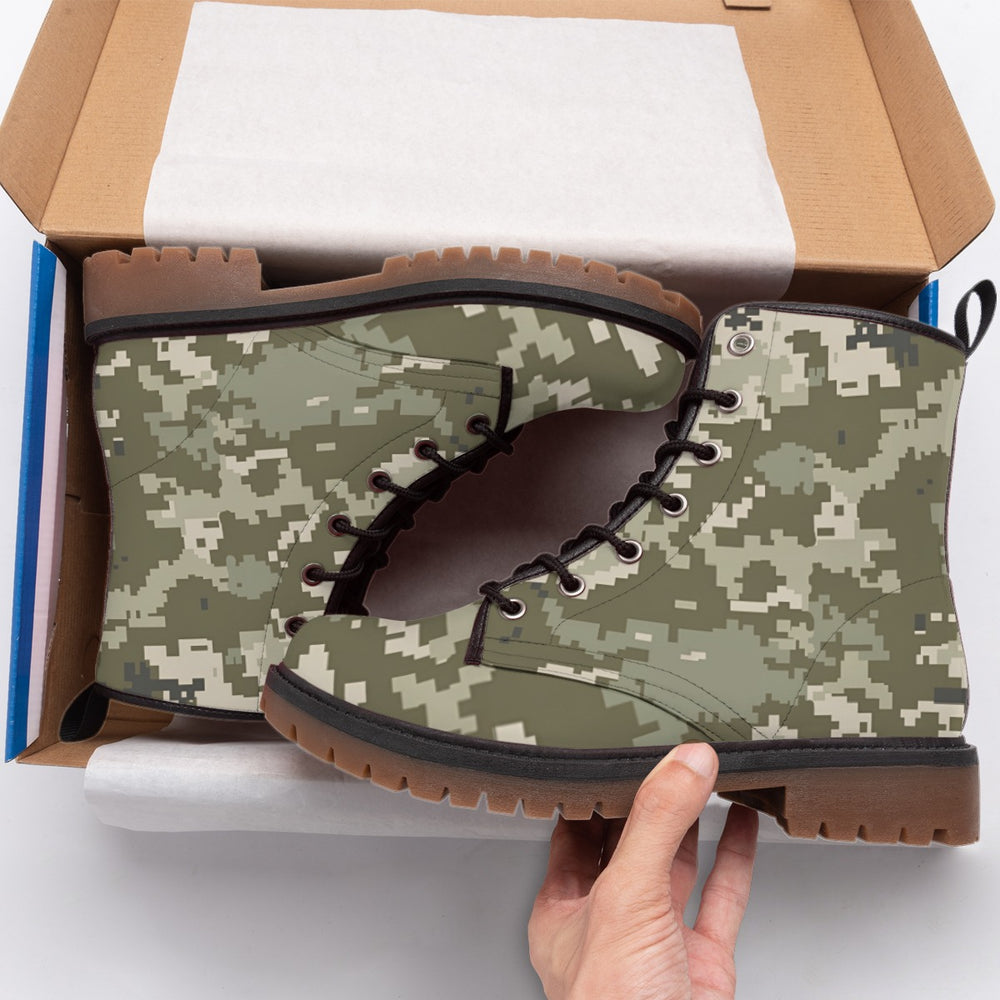 Ukrainian MM14 Camo Men's Martin Short Boots
