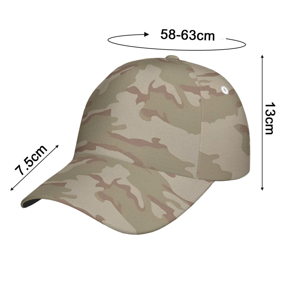 Belgian M1999 Desert Jigsaw Camo All-Over Print Peaked Cap With Box