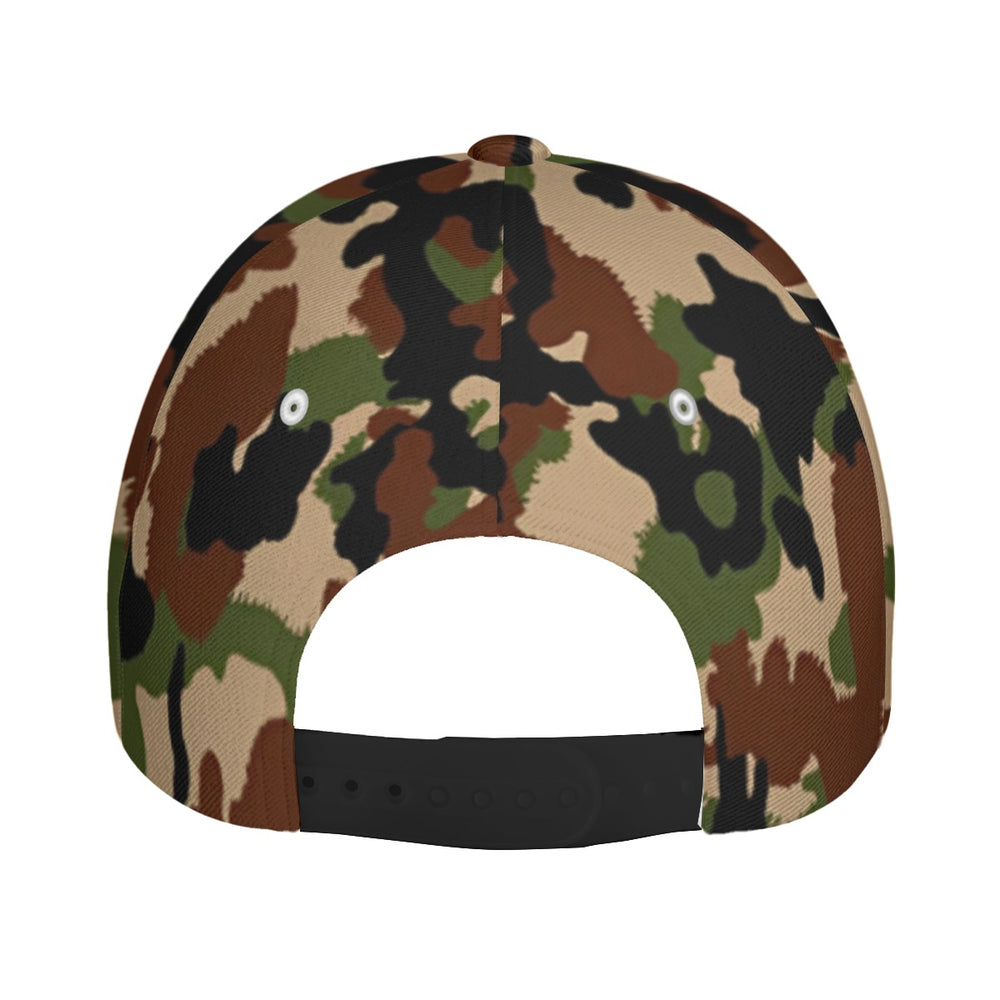 Swiss Taz 90 Woodland Camo Peaked Cap With Box - Equippage.com