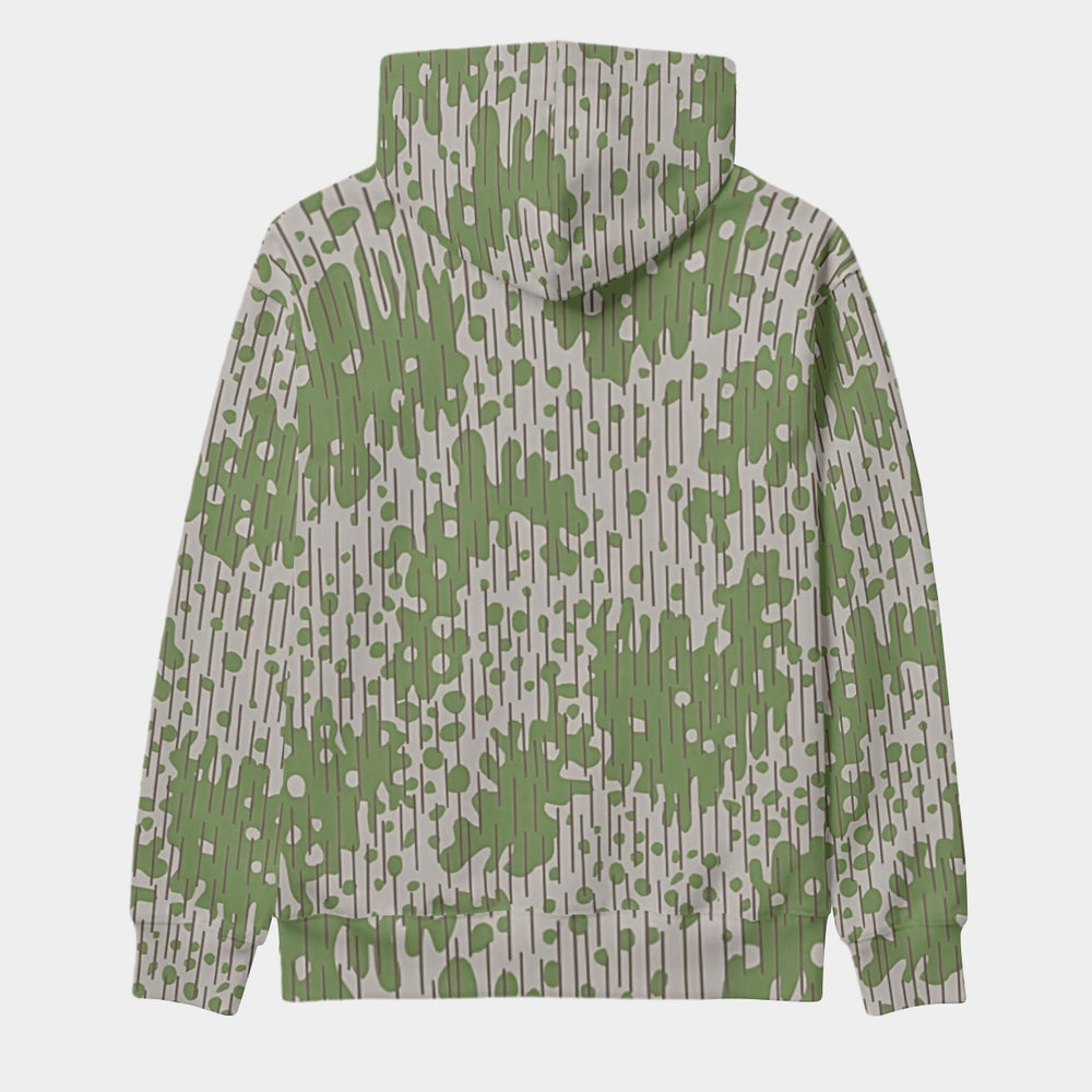 Bulgarian Frogskin Camo Men's Thicken Pullover Hoodie