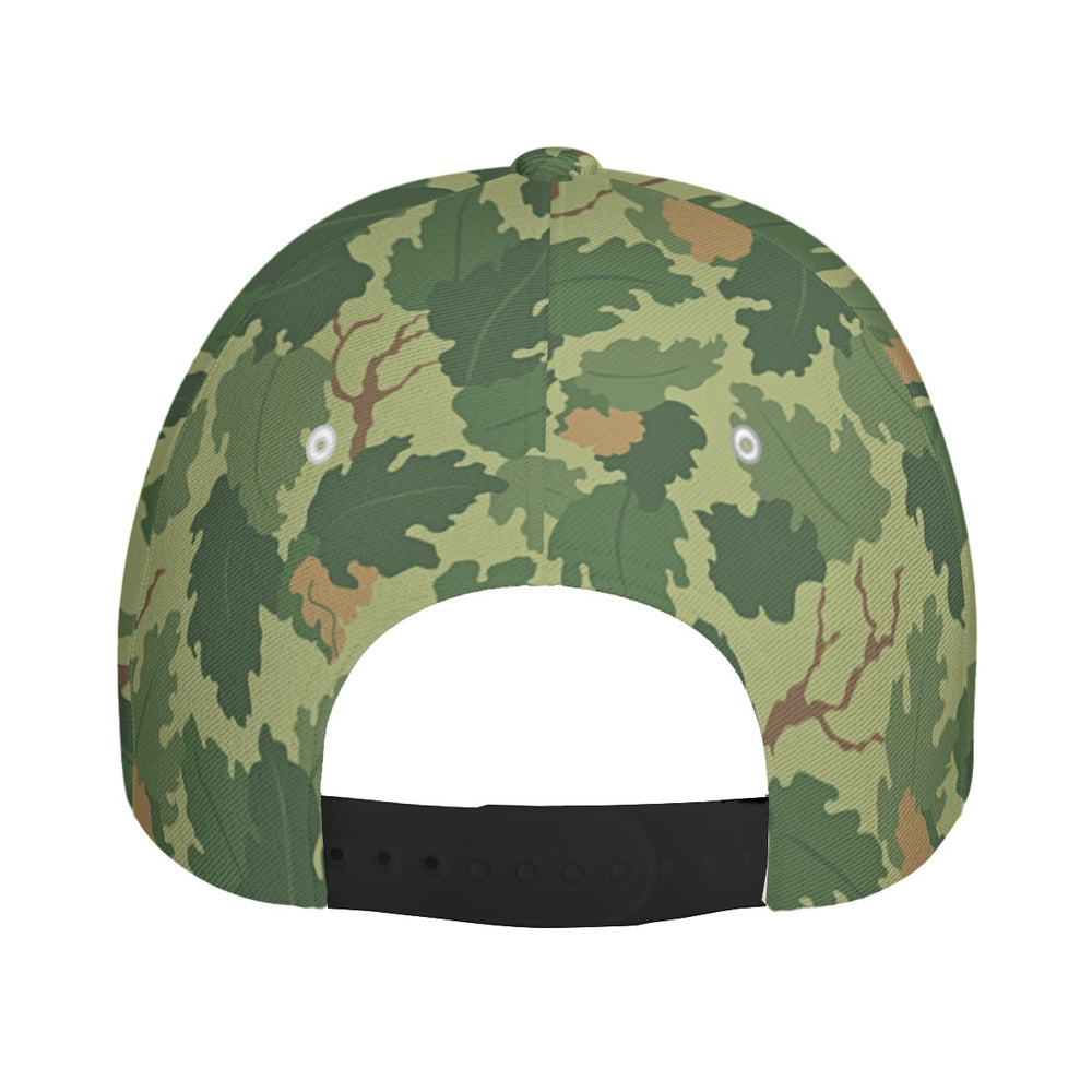 US Mitchell Wine Lead Camo All-Over Print Peaked Cap With Box