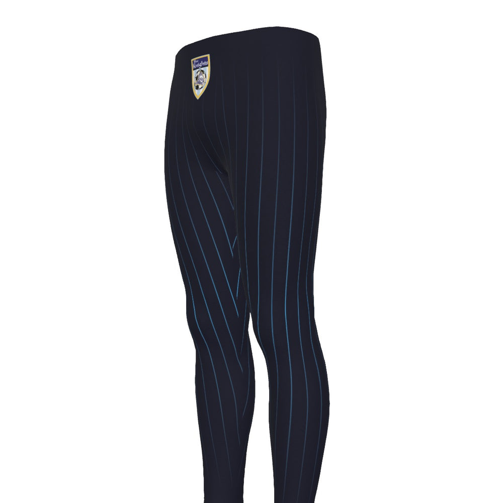 Blue Knight's Soccer Club Men's leggings by Equippage.com