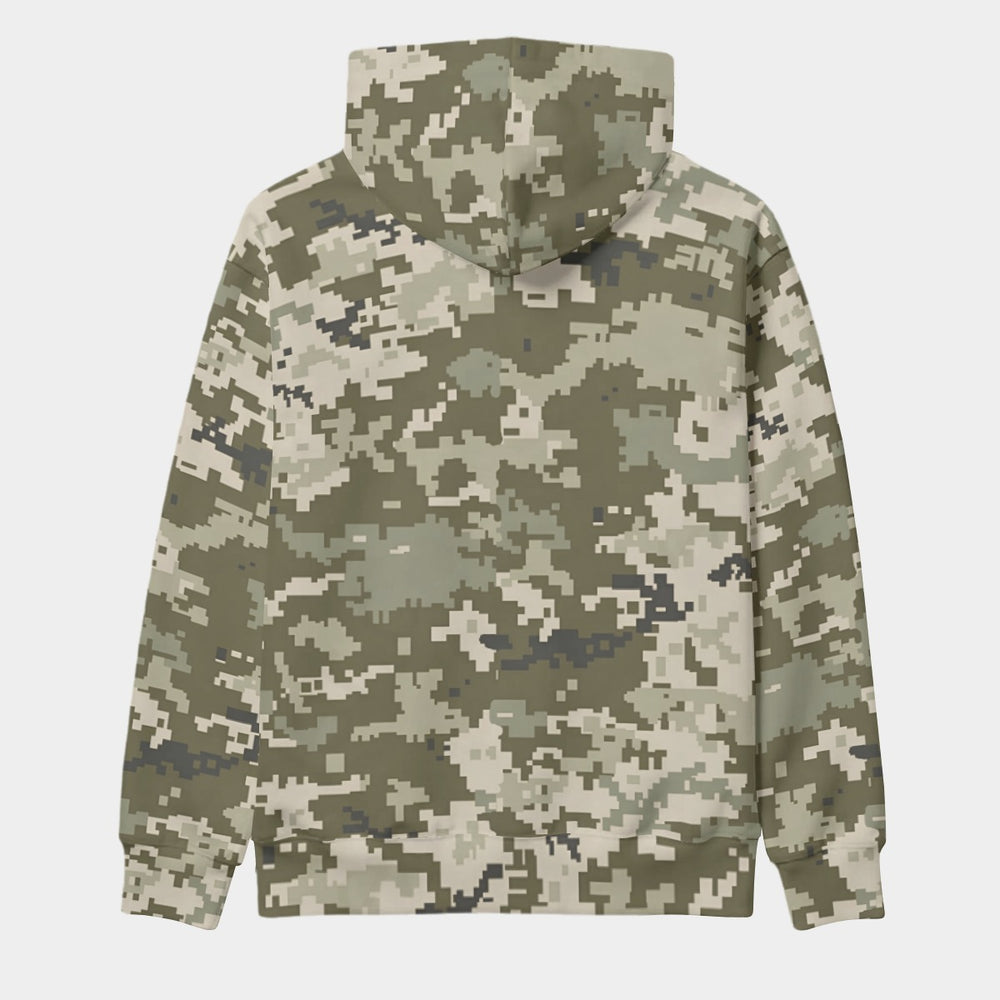Ukrainian MM14 Camo Men's Thicken Pullover Hoodie