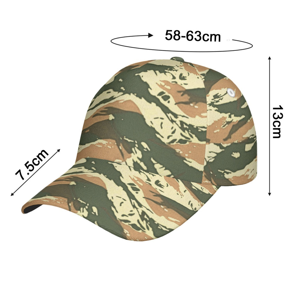 Greek M24 Lizard Camo Peaked Cap With Box