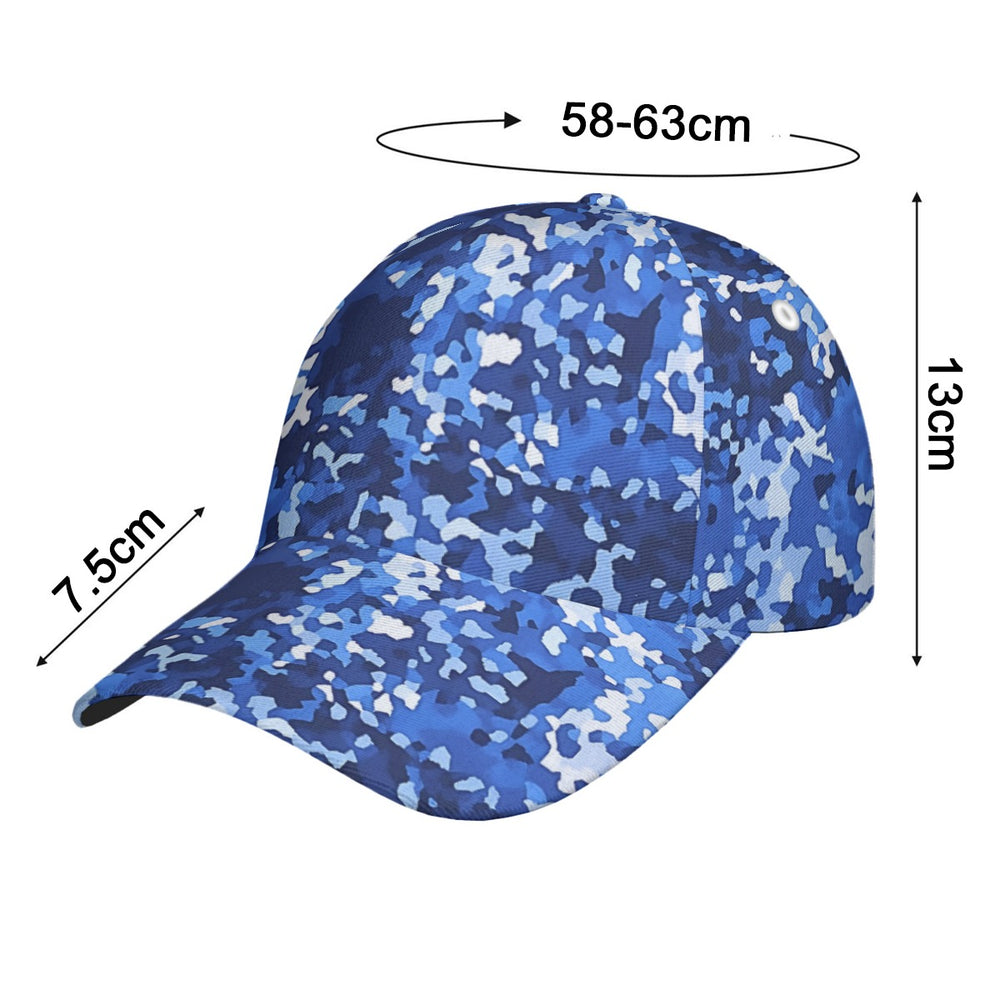 Belgian M19 NFP-Navy All-Over Print Peaked Cap With Box