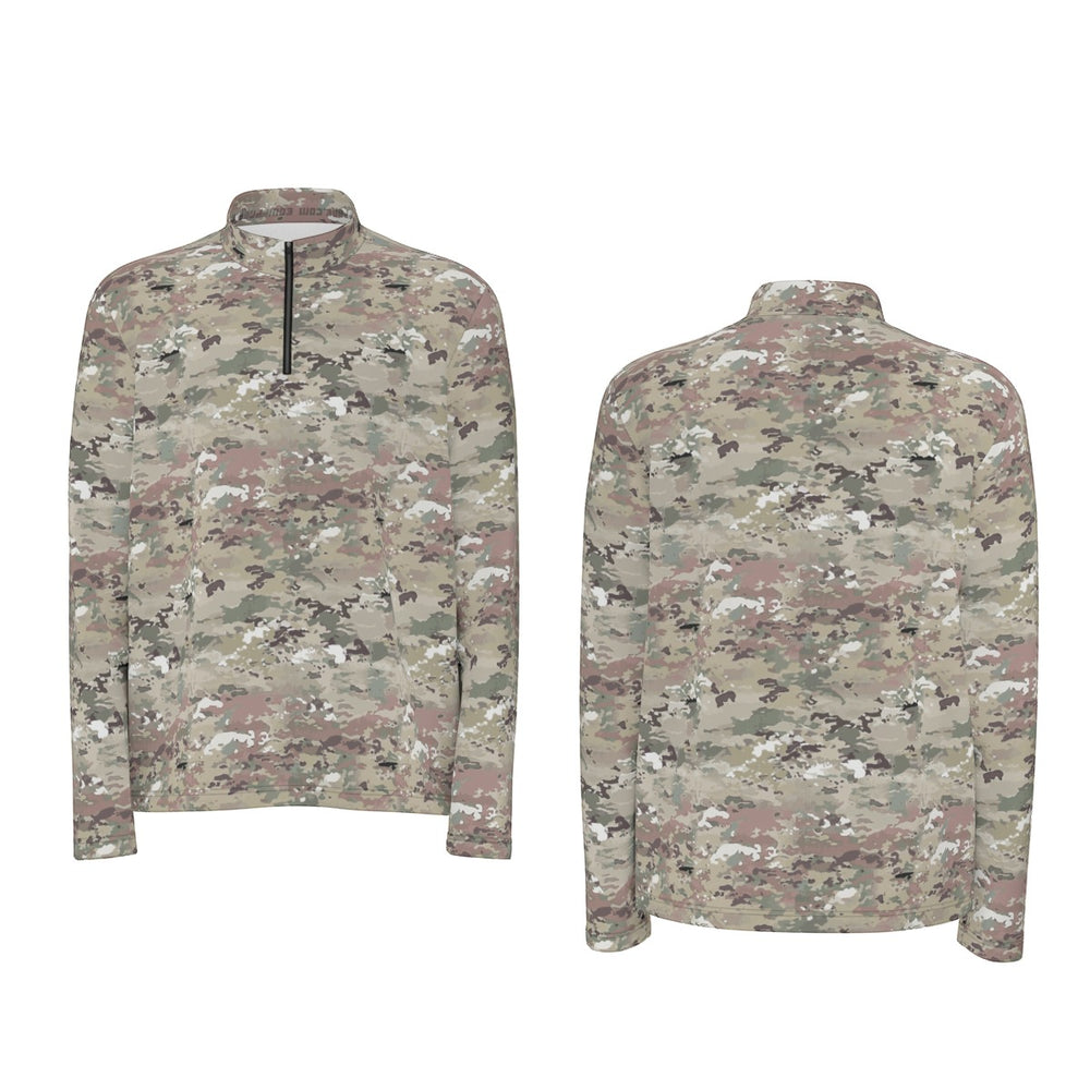 All-Over Print Men's Half Zip Pullover