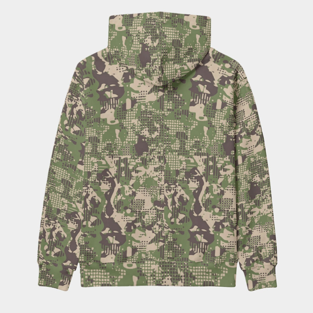 Ukrainian Predator Camo Men's Thicken Pullover Hoodie