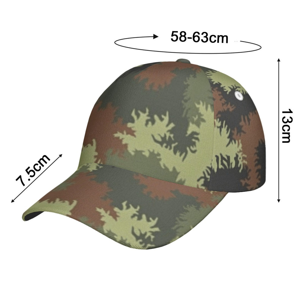 German Sägezahnmuster/Sawtooth Camo Peaked Cap With Box