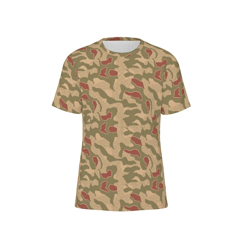 German Sumpfmuster Camo Men's O-Neck T-Shirt | 190GSM Cotton