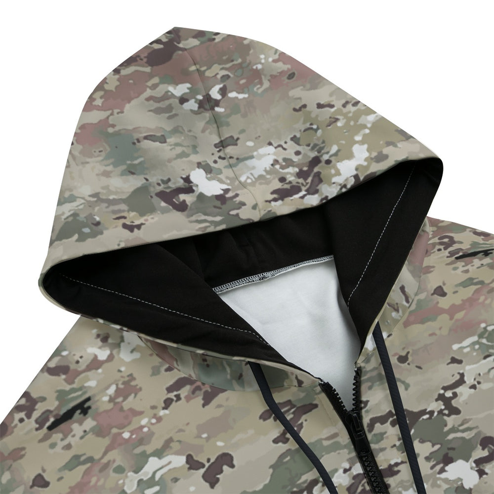 All-Over Print Zip Up Hoodie With Pocket | Interlock