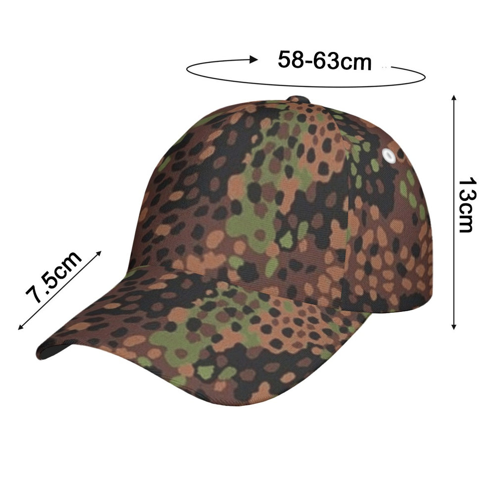 German Erbsenmuster Camo Peaked Cap With Box