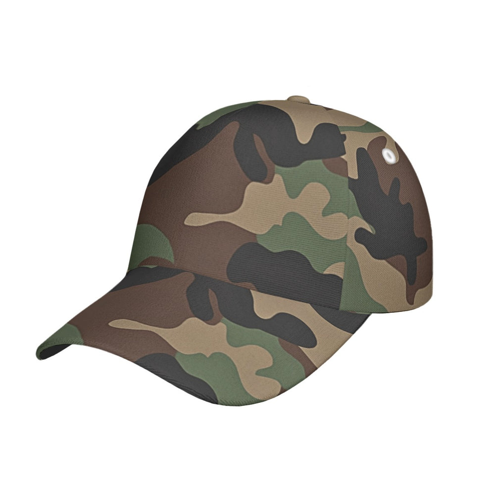 French CCE Camo All-Over Print Peaked Cap With Box