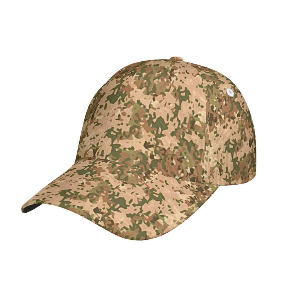 Dutch NFP Tan Camo All-Over Print Peaked Cap With Box