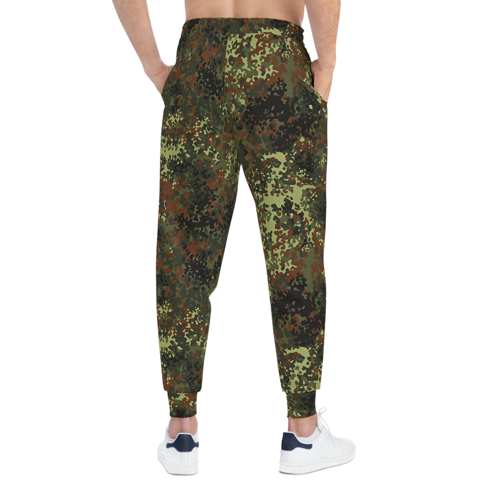 German Flecktarn Camo Unisex Athletic Joggers