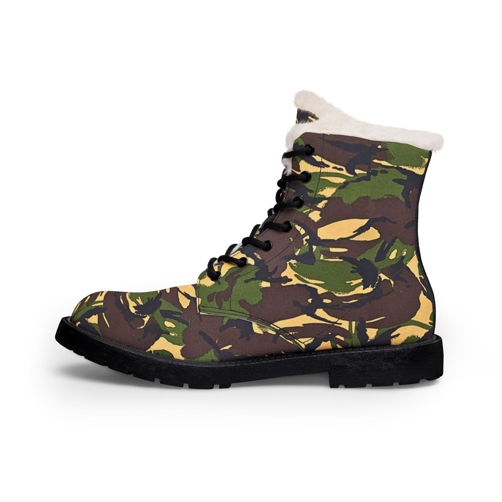British DPM 95 Camo Men's Fur and Leather Boots