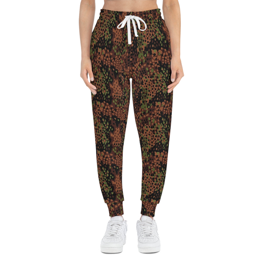 German Erbsenmuster Camo Unisex Athletic Joggers