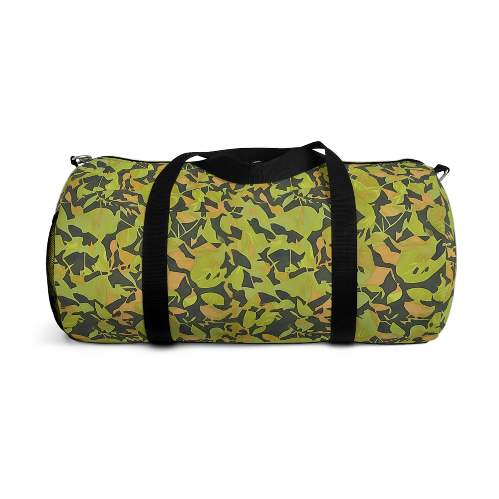Cuban Elm Leaf Camo Travel Duffel Bag