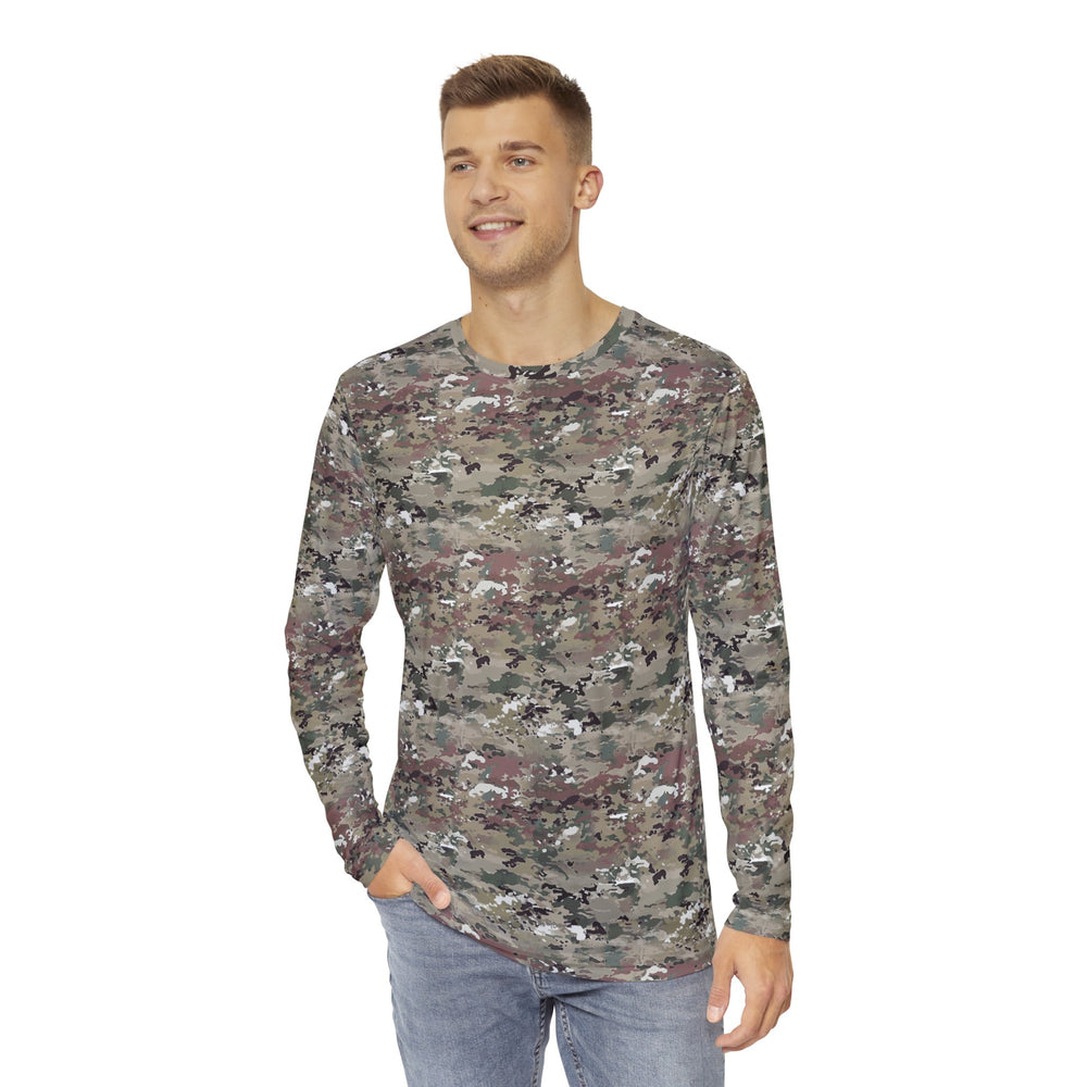 Scorpion Camouflage Men's Long Sleeve Shirt By Equippage.com