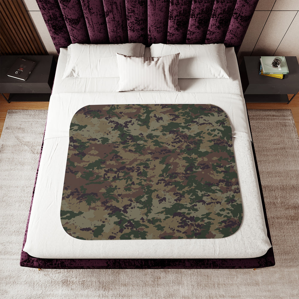 Sherpa Blanket in Multiple Camunitions Multi Camo by Equippage.com