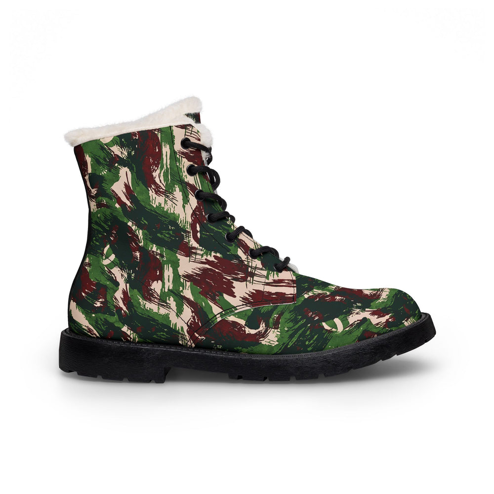 Brazilian Mountain Lizard Camo Men's Fur and Leather Boots