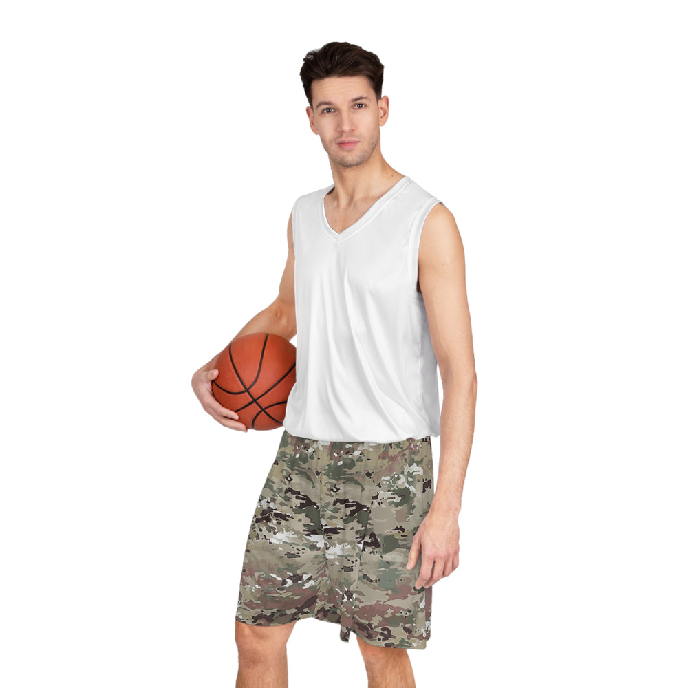 Scorpion Camouflage Basketball Shorts By Equippage.com