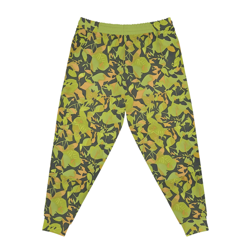 Cuban Elm Leaf Camo Unisex Athletic Joggers