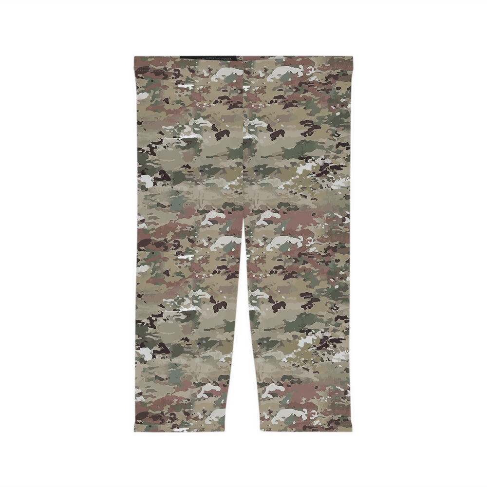 Scorpion Camouflage Women’s Capri Leggings By Equippage.com