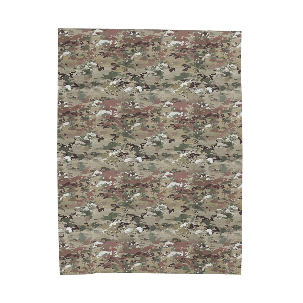 Scorpion Camouflage Velveteen Plush Blanket By Equippage.com